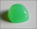 CHRYSOPRASE (AUSTRALIA) -- SUGARLOAF CABOCHON 2.65 CT. CUSHION